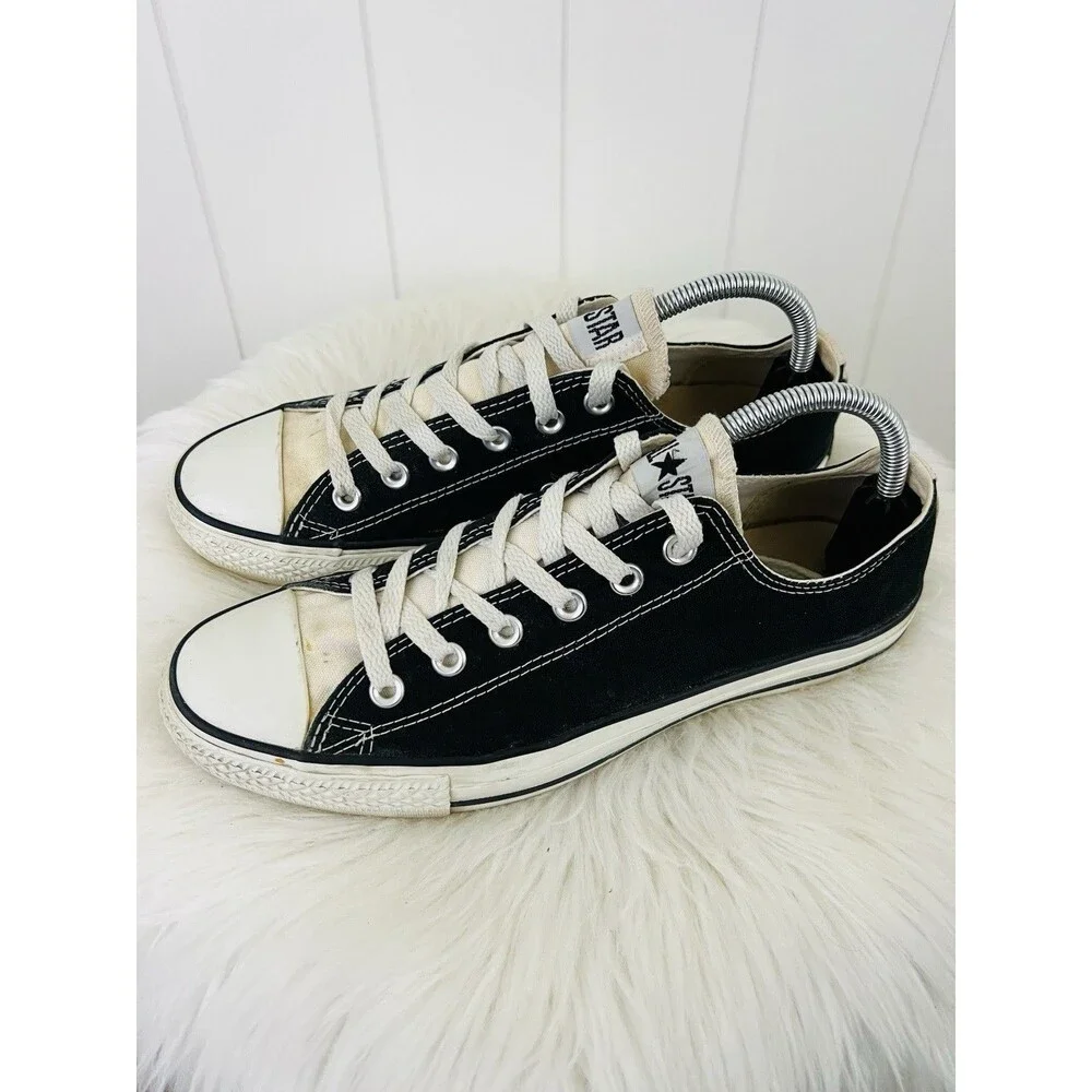 Converse Chuck Taylor All Star Throwback Low Black & Cream Sneakers Shoes M8 W10